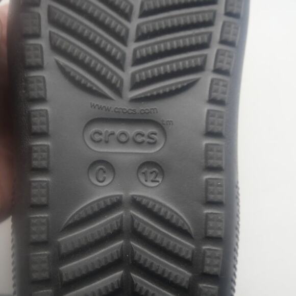 NEW Crocs Cutie Crush BLACK  Children's Kid's Boys Girls Size 12 C12 - Picture 10 of 10